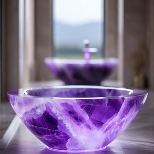 Wash Basin – Amethyst Quartz