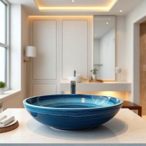 Wash Basin – Blue Agate