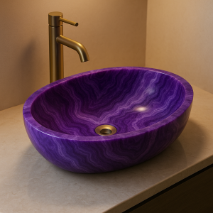 Wash Basin – Purple Agate